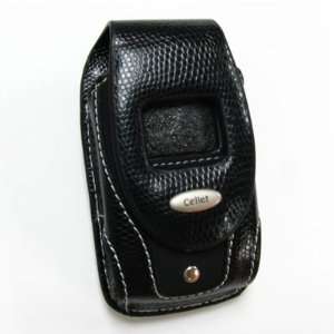 MOTOROLA RAZR V3 V3M V3C V3T V3R CELLET BLACK SNAKE SKIN STYLE Pouch 