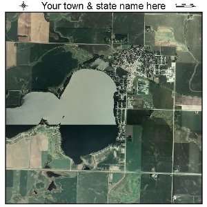  Aerial Photography Map of Lake Park, Iowa 2011 IA 