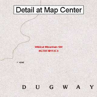   Map   Wildcat Mountain SW, Utah (Folded/Waterproof)