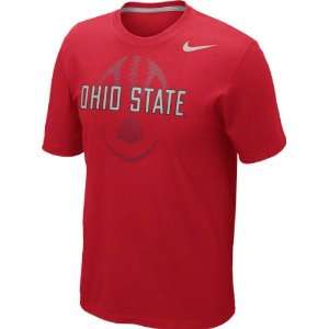 Ohio State Buckeyes Youth Red 2012 Nike Football Team Issue T Shirt 