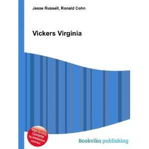  Vickers Virginia Ronald Cohn Jesse Russell Books