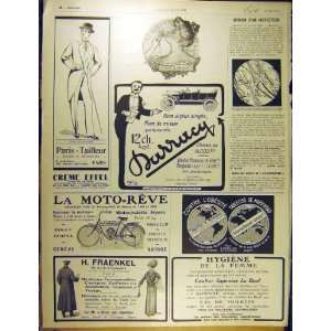   1911 Advert Houbicant Moto Reve Fraenkel French Print