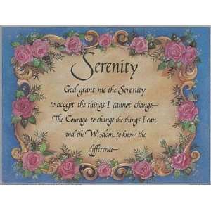  Serenity Prayer    Print