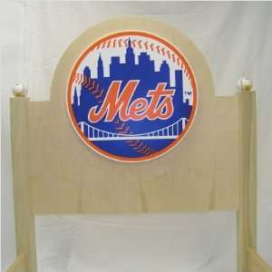  New York Mets Headboard Size Twin, Finish Natural