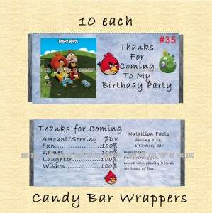 Angry Birds Birthday Invitations & Thank You Cards 20 each 