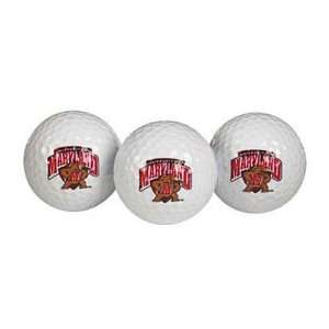  Maryland Terps NCAA Golf Ball 3 Pack