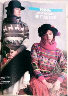 Vintage Norwegian Reindeer Ski Sweaters Knitting Patterns  