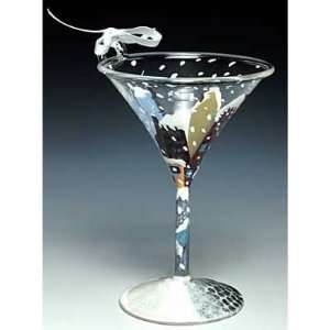  Mini tini Martini Glass White Christmas by Lolita