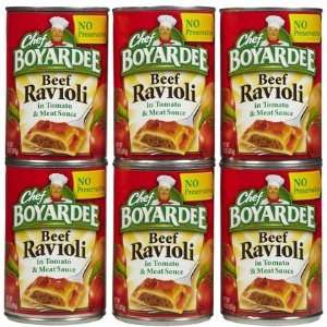  Chef Boyardee Beef Ravioli, 15 oz, 6 ct (Quantity of 2 