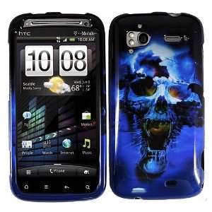  HTC Sensation 4G (T Mobile) Blue Skull Premium Design Snap 