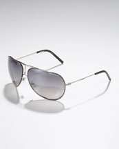 Carrera Metal Aviator Sunglasses, Palladium