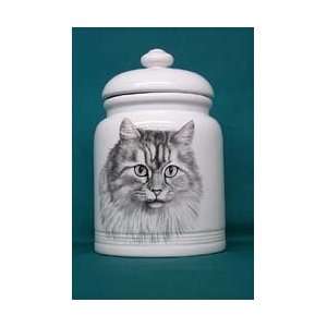  Maine Coon Cat Cookie Jar