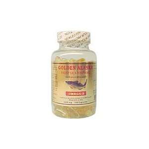  Golden Alaska Deep Sea Fish Oil Omega 3, 1000 mg 100 