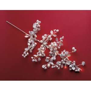 Set of 6 Pre Lit 36 White Berry Branch Sprays With Clear Lights 