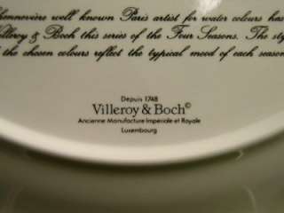 Villeroy Boch THE ROMANTIC SEASONS Spring Wall Plate A+  