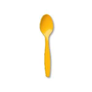 Lets Party By Creative Converting School Bus Yellow (Yellow) Spoons