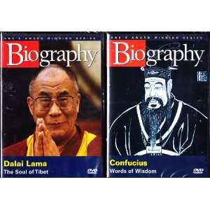  Confucius , Biography Dalai Lama  Far East Wisdom 2 Pack Movies & TV