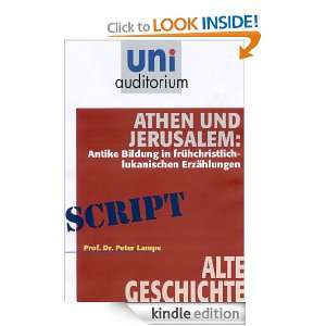 Athen und Jerusalem Alte Geschichte (German Edition) Peter Lampe 