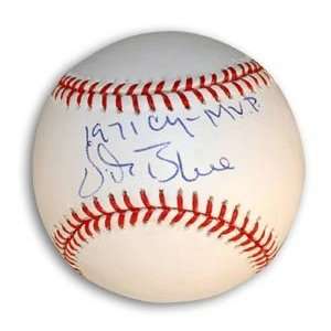   Blue Signed Major League Baseball   1971 CY MVP Sports Collectibles
