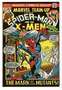 Marvel Team Up 4 X Men with Spider Man In this Issue  