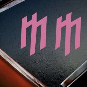  MARILYN MANSON Pink Decal MM ROCK BAND Window Pink Sticker 