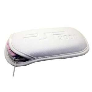  PSP Pouch with Wrist Strap For PSP 2000 AND 3000 WHITE 