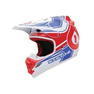  SIXSIXONE Flight 2 Hybrid Off Road Motorcycle Helmet RED 