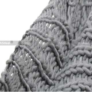 Warm Winter Women Beret Braided Baggy Beanie Crochet Hat Ski Cap Knit 