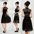 chinese gown dress qipao cheongsam wedding 110452 black size 30 38 in 
