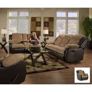  SIMMONS LANCASTER RECLINING SOFA THEATER CUPHOLDERS 