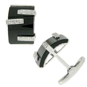  Onyx and Diamond Cufflinks Jewelry