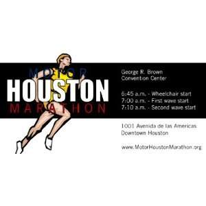    3x6 Vinyl Banner   Houston Chevron Marathon 