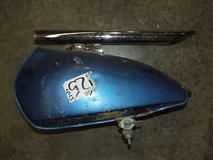 Chopper Gas Tank & Tail Pipe Motorcycle Harley  