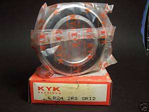 R24 2RS SR12 Small Inch Size Ball Bearing, KYK  