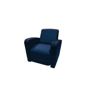  National Reno Ultraleather One Seat Lounge Chair, Raven 