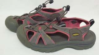 KEEN pink & gray waterproof sports sandal womens 9  