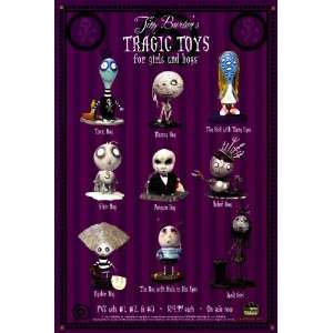  Tim Burtons Tragic Toys Movie Poster (11 x 17 Inches 