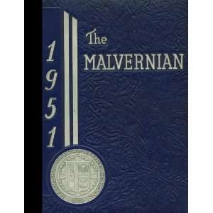  Reprint) 1951 Yearbook Malvern Preparatory, Malvern, Pennsylvania 