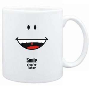    Mug White  Smile if youre furtive  Adjetives