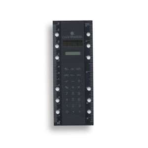  Day Timer Portable Hole Punched Solar Calculator/Ruler 