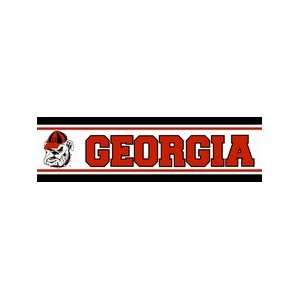 NCAA Georgia Bulldogs 5.25 Wallpaper Border  Sports 
