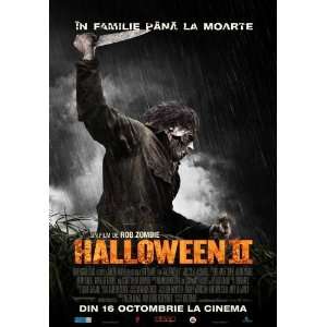  Halloween 2 Poster Romanian 27x40 Sheri Moon Zombie Chase 