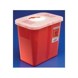   PT# # 8970  Container Sharps Rotor Lid Red 8qt Ea by, Kendall Company