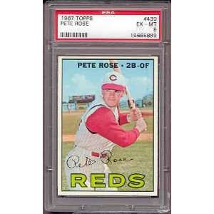  Pete Rose 1967 Topps #430 PSA 6 EX MT