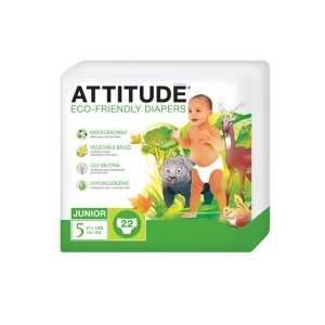  ATTITUDE Attitude Eco Friendly Diapers Pack   Size 5 22ct 