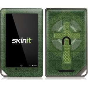  Skinit Radiant Cross   Green Vinyl Skin for Nook Color 