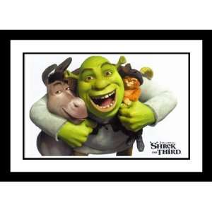 Shrek the Third 20x26 Framed and Double Matted Movie Poster   Style G