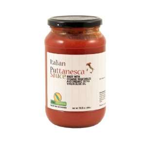 Organic Puttanesca Sauce   19oz (Pack of Grocery & Gourmet Food