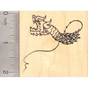  Chinese Dragon Kite Rubber Stamp Arts, Crafts & Sewing