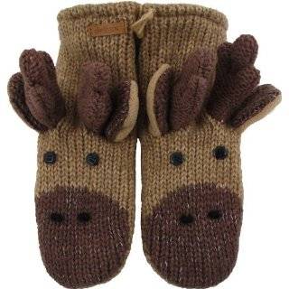  DeLux Black Kitty Wool Animal Mittens Clothing